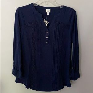 Navy Blue Dressbarn Top